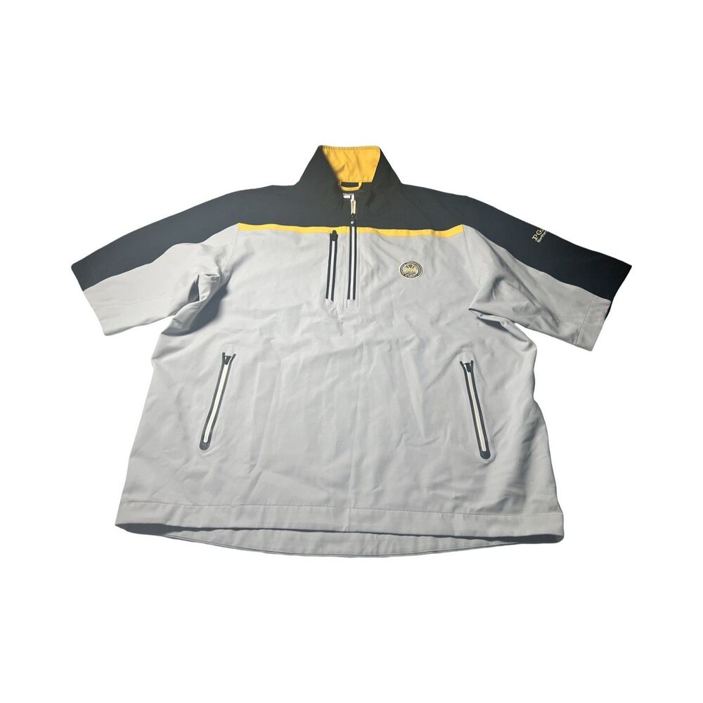 Footjoy Dryjoys Tour‎ XP Short Sleeve Half Zip Jacket Men's XL Northern Ohio PGA